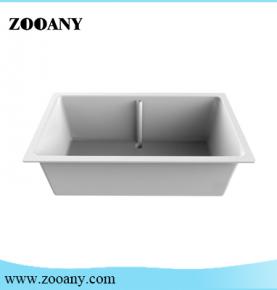 Big size lab PP sink with overflow pipe (ZAS005) 