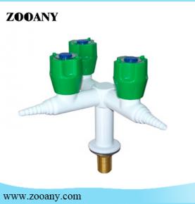 Laboratory triple outlet water valve (ZAV1305)