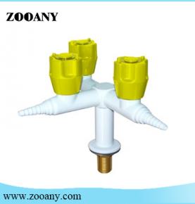 Laboratory triple outlet gas valve (ZAV1405)