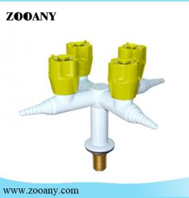 Laboratory four outlet gas valve (ZAV1406)