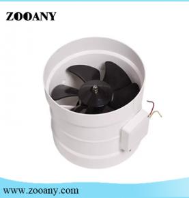 PP axial flow fan for laboratory pipeline exhaust