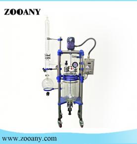 10L-50L Double Jacketed Glass Reactor