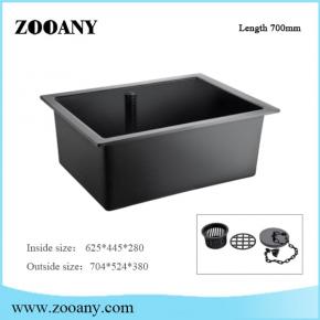 ZAS105AY Length 700mm laboratory PP big sink with anti-overflow