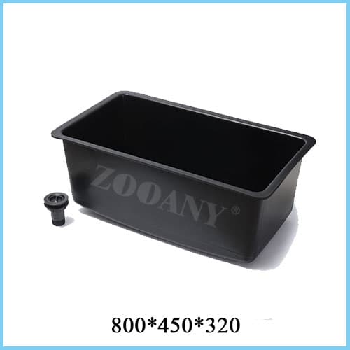 ZAS001 black pp sink