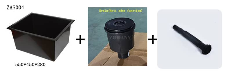 Odor-proof Elbow PP Sink